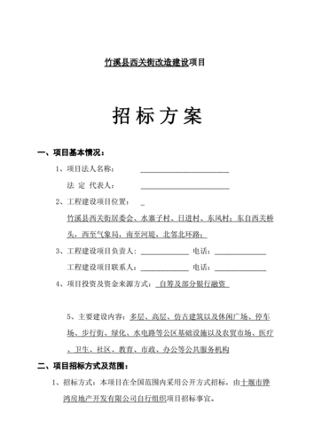 工程招投标策划书怎么写(工程项目招标策划的主要内容)
