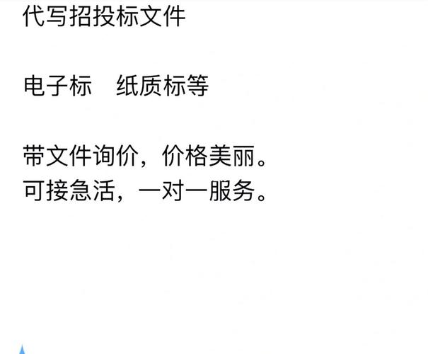 贵州招投标文件代写(贵州做招投标文件价格)
